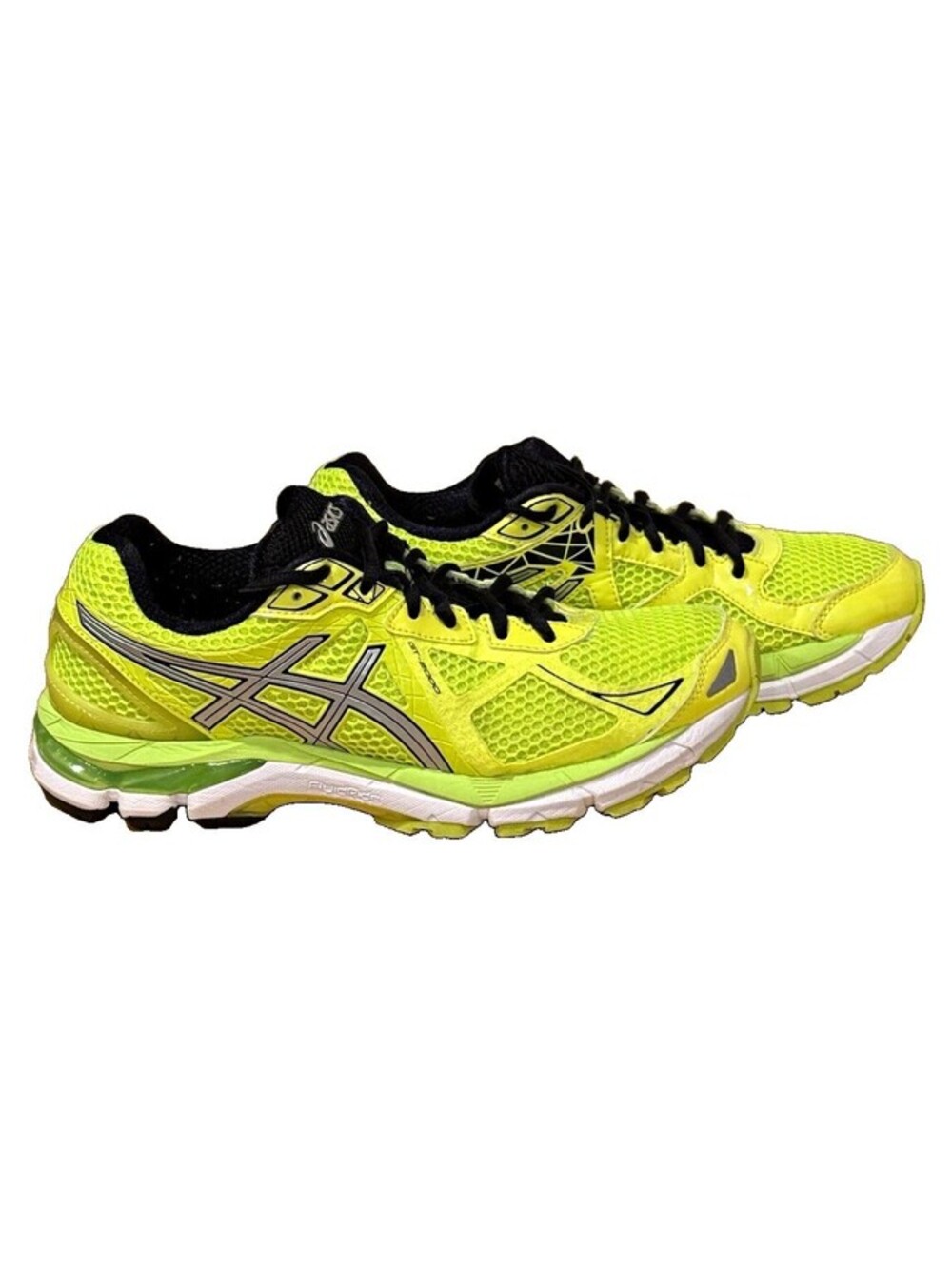 ASICS GT-2000 3 Women’s 8.5 Neon Yellow Black Running Shoes T550N